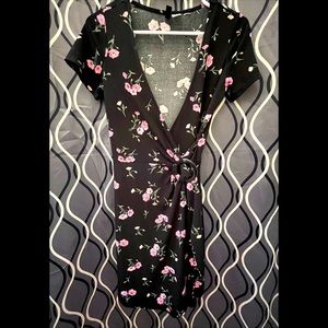 H&M Floral Wrap Dress